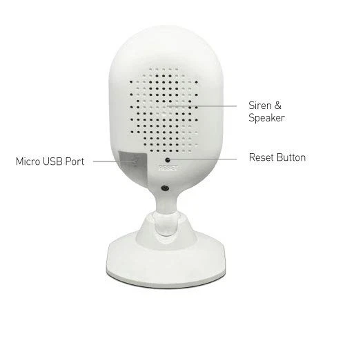 Alert Indoor Security Camera Twin Pack, 1080p, Heat & Motion Sensing, 2-Way T... - Image 3 of 4