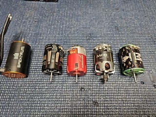 RC Brushless Motor Lot R1 Wurks Motiv Trinity Thunder Power Spektrum