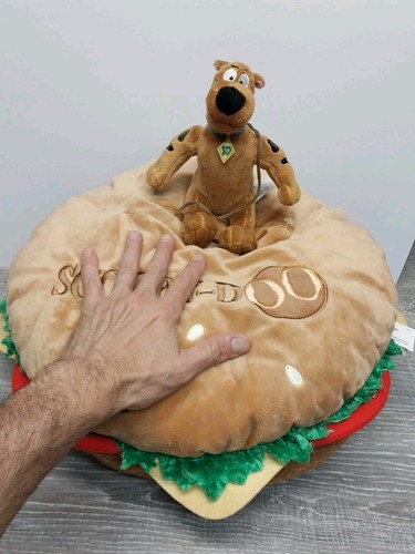 Hamburguesa con queso de peluche Scooby-Doo exclusiva de Universal Studios grande 15" excelente - Imagen 2 de 7