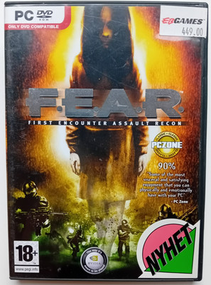 F.E.A.R. First Encounter Assault Recon- PC DVD mit Handbuch & Key - sehr gut