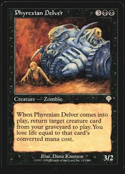 Phyrexian Delver 115/350 Invasion Rare MTG
