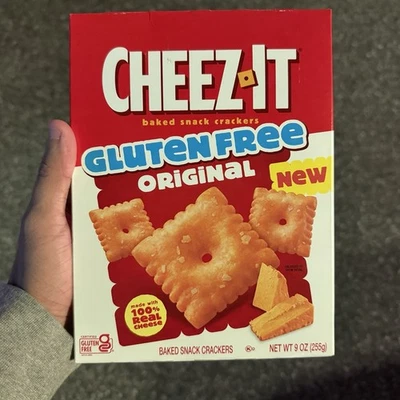 GLUTEN FREE Cheez-It Crackers Original – ONE (1) Single 9oz Box – NEW Release