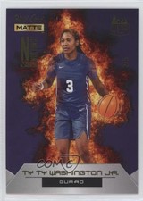 2023 MATTE National Convention Purple - Orange Flames 2/5 TyTy Washington Jr 2h4