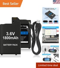 2Pcs Lithium Polymer Batteries for PSP 1000/110 - Enhanced Playtime
