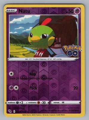 NATU 032 C POKEMON REVERSE HOLO NM PGO HYOGONOSUKE?]