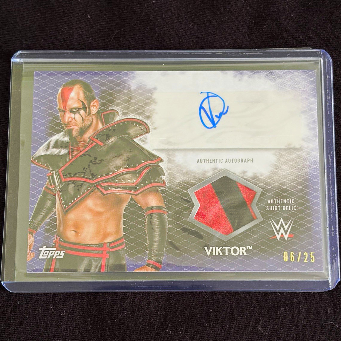 Viktor #UAR-VI Wrestling Cards 2015 Topps WWE Undisputed Autograph Relics trading card — raw and PSA graded price guide