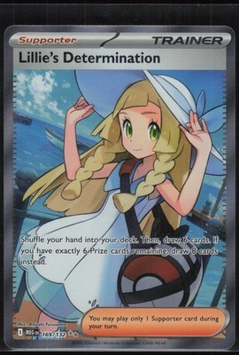 Lillie's Determination Pokemon TCG ME01: Mega Evolution 169/132 NM