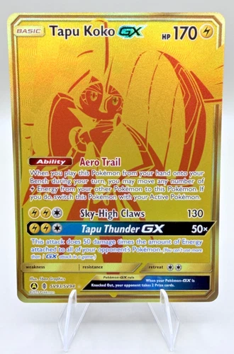 Tapu Koko GX SV93/SV94 Hidden Fates: Shiny Vault Holo Pokemon TCG