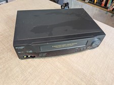 Vintage Sharp VC-H812U HiFi Stereo 4 Head VCR VHS Recorder No Remote Works