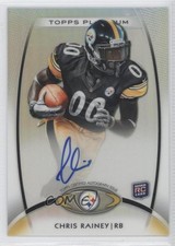 2012 Topps Platinum Rookie Refractor Auto Chris Rainey #114 Auto 2d7