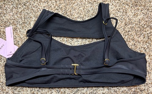 Wild Fable Black Bikini TOp w/ Removable Pads. Size: Small (4-6) - Picture 2 of 15