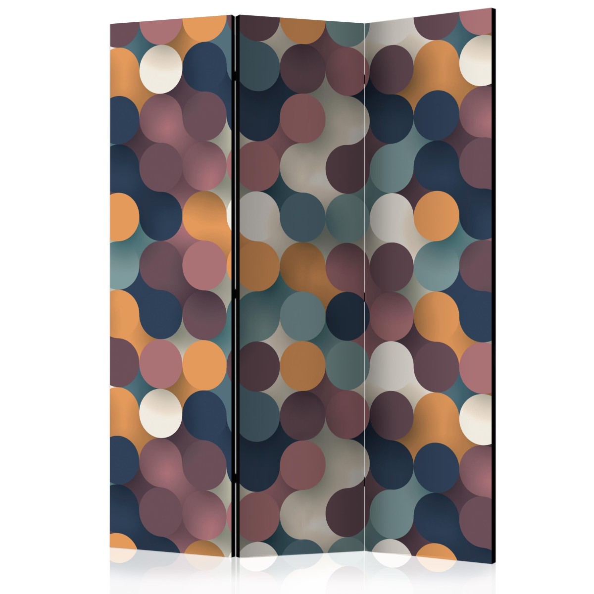 Paravent 3 volets Colourful Particles 135x172cm rideau mobile