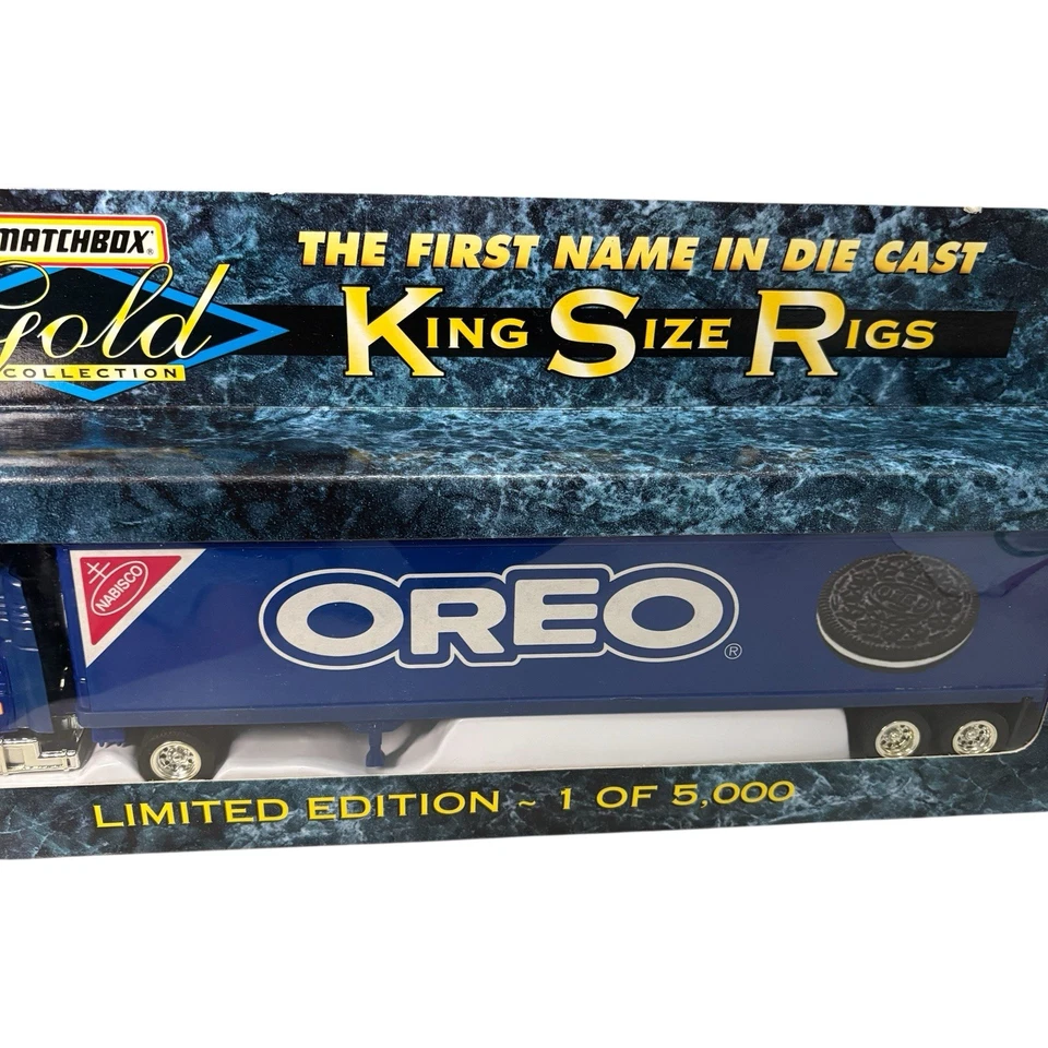 Vintage 1996 Matchbox Gold Collection King Size Rigs Nabisco Oreo Die Cast Model - Image 4 of 4