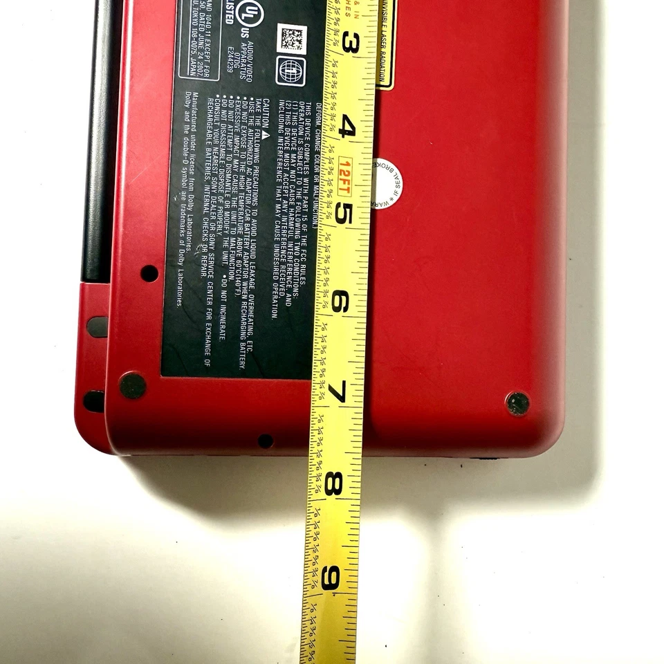 Sony Portable DVD Player Red DVP-FX750 Tested Working NEEDS POWER ADAPTER - Image 4 of 4