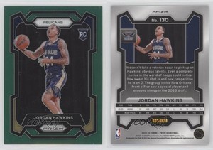2023-24 Panini Prizm Green Prizm Jordan Hawkins #130 Rookie RC