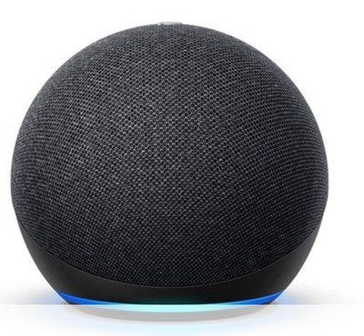 Echo Dot (4th Gen) | Smart speaker with Alexa | Charcoal *Smaller Dot 3.9 inch*