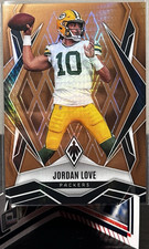 2025 Panini Phoenix Football Bronze Hyper Jordan Love #117 Serial Numbered 10/50