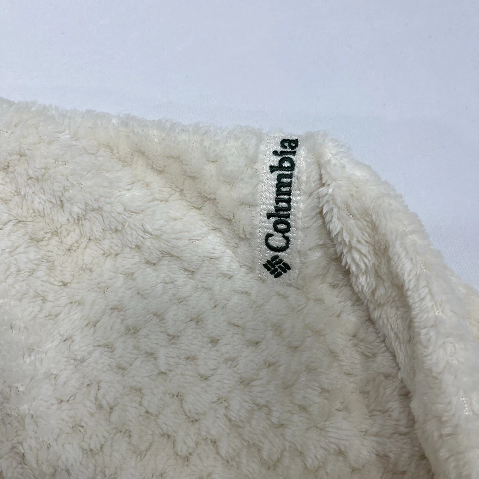 Chaqueta Columbia Fire Side II Sherpa Cremallera Completa Marfil Mujer’s Grande Michigan State Foto 4 de 4