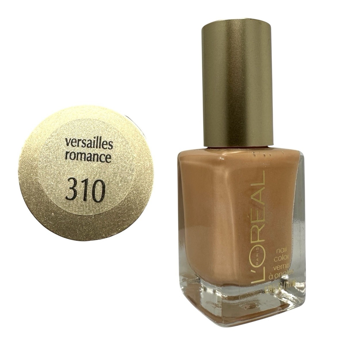 L'Oreal Paris Nail Polish Color Colour Riche Sheer Peach 310