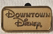 Walt Disney World Gold Downtown Disney Pin