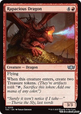 Rapacious Dragon Commander: Tarkir: Dragonstorm [TDC - 229] LP