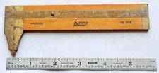 6" Lufkin (Made in England) No. 016 Carpenter's Rule / Vintage Hand Tool / MTT