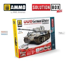 AMM7901 AMMO by Mig Solutions Box Mini - WW2 German Vehicles Winter Colors and