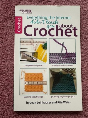 Misc Crochet Pattern Books (7): doll clothes, blankets, mittens, animals, bags