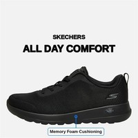 Skechers Mens Memory Foam Go Walk All Day Comfort Black Trainers Size 8 UK