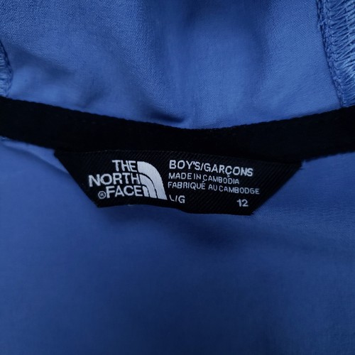 The North Face Jacket Boys Large 12 Blue Waterproof Full Zip Windbreaker - Picture 11 of 12