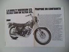 advertising Pubblicità 1978 MOTO AMF HARLEY DAVIDSON SST 125