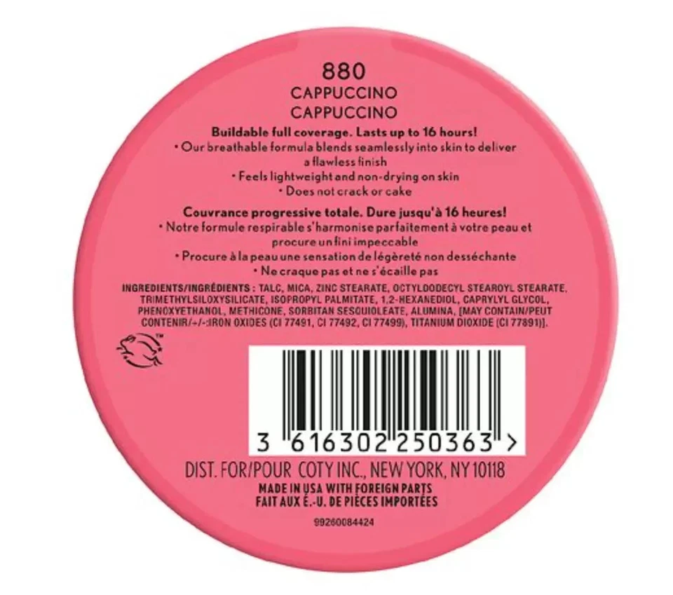 COVERGIRL Outlast Extreme Wear Pressed Powder, 880 Cappuccino, 0.38 oz - Image 3 of 4