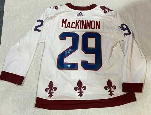 Signed Nathan MacKinnon Reverse Retro 