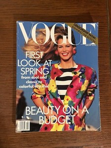 VOGUE ITALIA No.486 FEBBRAIO(2月号) 1991 Vogue Italia 1991 Linda