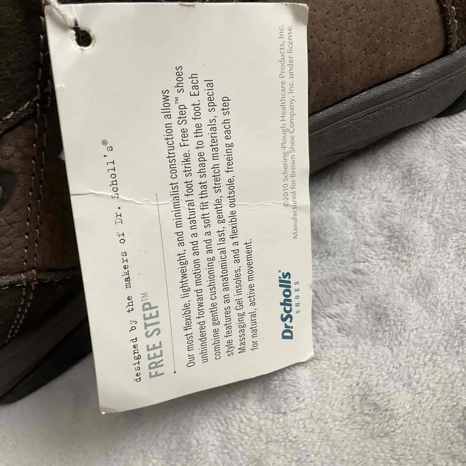 NWT Dr Scholl's Brown Suede Lace Up Technology Outdoor Shoes Men's 13M - Image 3 of 4
