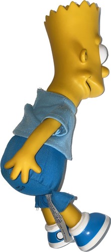The Simpsons Bart Simpson Dan Dee 11" Vinyl Plush Doll Toy Vintage Matt Groening - Picture 10 of 18