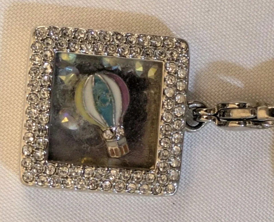 Origami Owl Sterling Silver Charm Bracelet W/Filled Floating Charms & More - Image 2 of 4