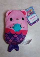 Bears vs Donuts "Mer-Bear" 021 Beanie Bag Plush NWT Mermaid 4", Purple and Pink