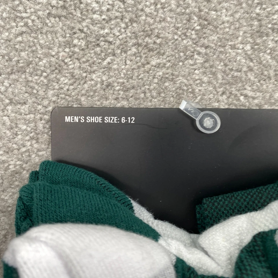 6 pares de calcetines deportivos transpirables con soporte para el arco para hombre talla 6-12 verdes Foto 4 de 4