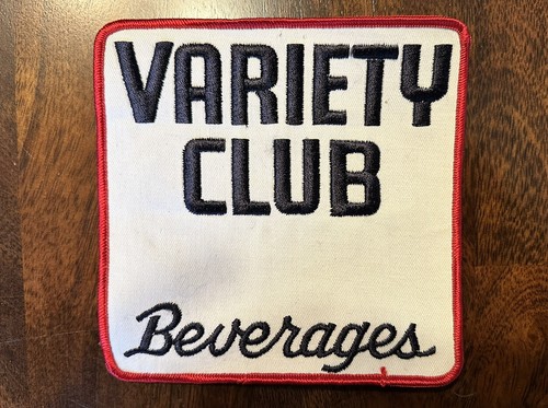 Vintage 1970’s Variety Club Soda Pop Cola 6” Embroidered Coat Patch Toledo Ohio