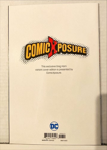 Dark Night Metal #6 ComicXposure Edition A Variant Signed Jonathan Glapion COA - Picture 2 of 2