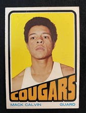 1972-73 Topps #179 Mack Calvin Carolina Cougars/upper Right Corner Crease