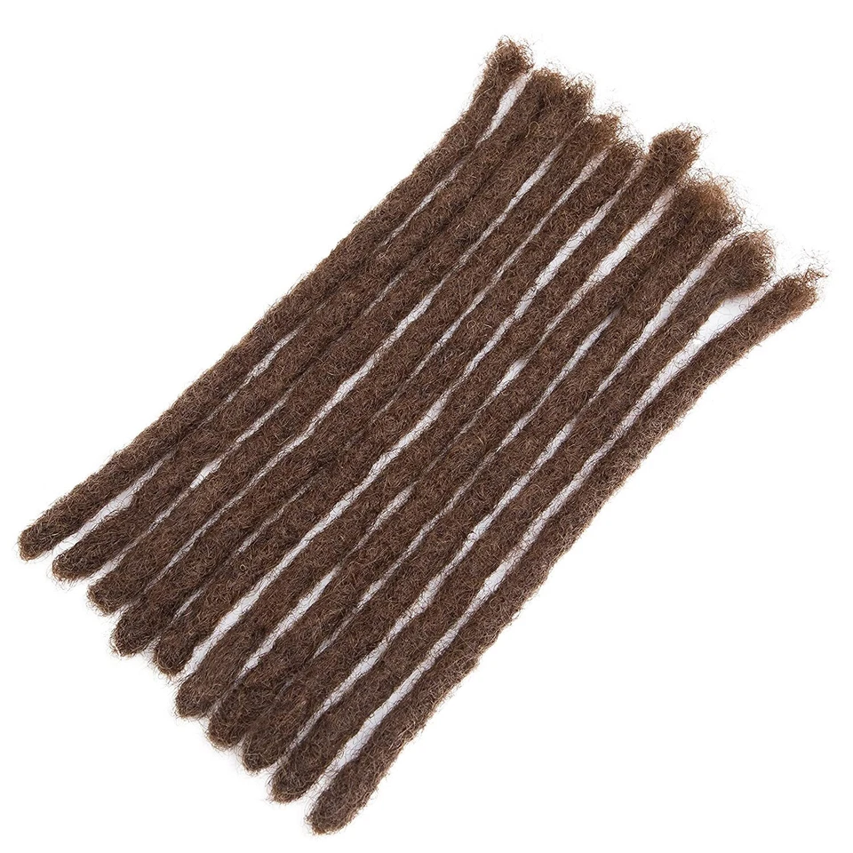 Extensiones de cabello de ganchillo 100 % hechas a mano Dreadlocks cabeza completa años 20-40 Foto 4 de 4