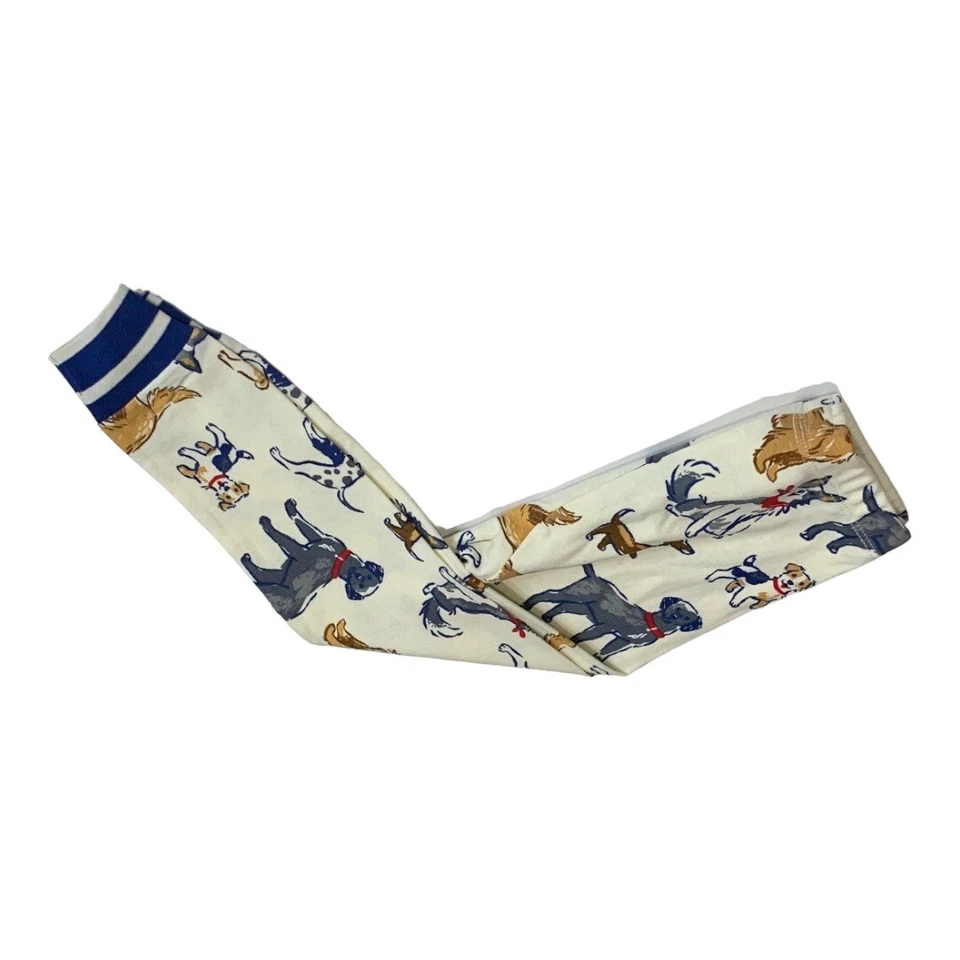 Pantalones de pijama Hatley para niños 3 blancos con estampado de perro Foto 4 de 4