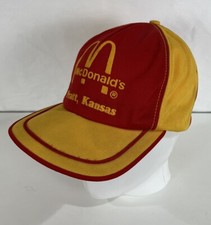 VINTAGE MCDONALD S TRUCKER HAT RED YELLOW VERY RARE FAST FOOD SNAPBACK