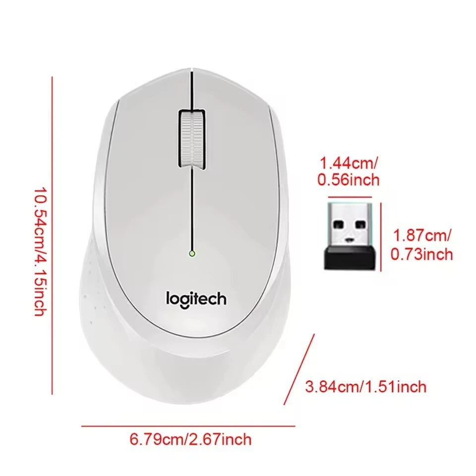 Logitech M330 Wireless Mouse 2.4G 1000DPI Multi-mode Silent Optical Mouse - Image 4 of 4