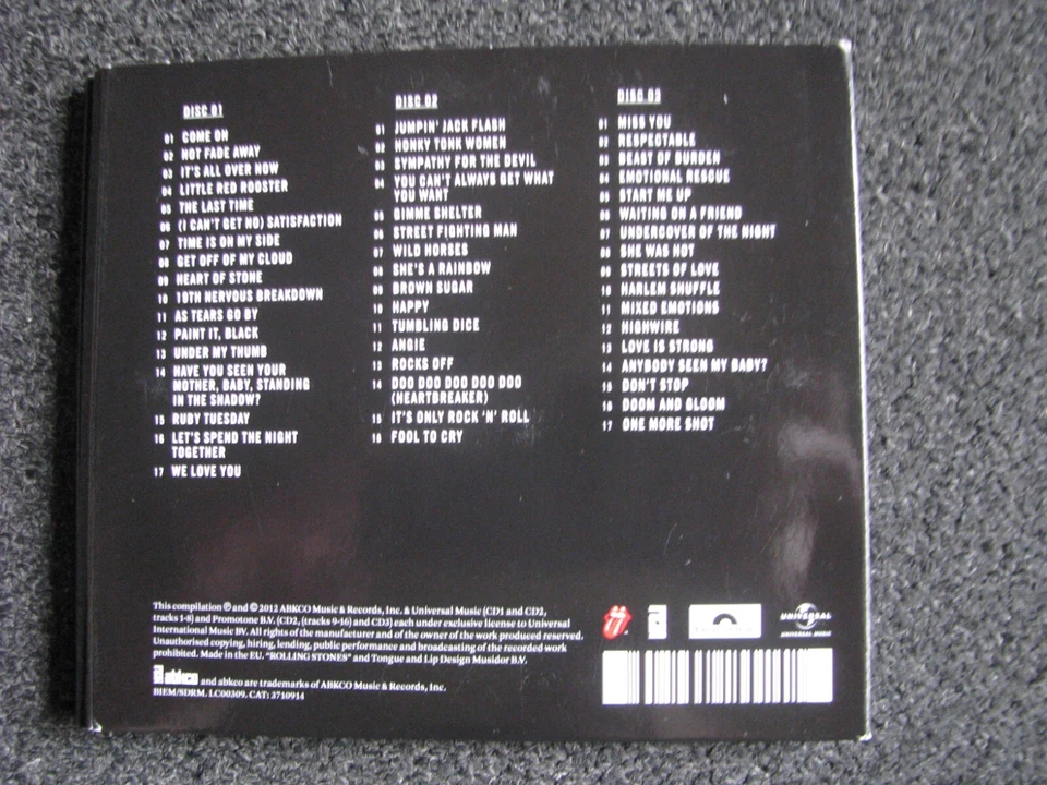 The Rolling Stones-Grrr! CD-3 CD´s-2012 EU-Polydor-Universal-Abkco-3710914 - Bild 2 von 4