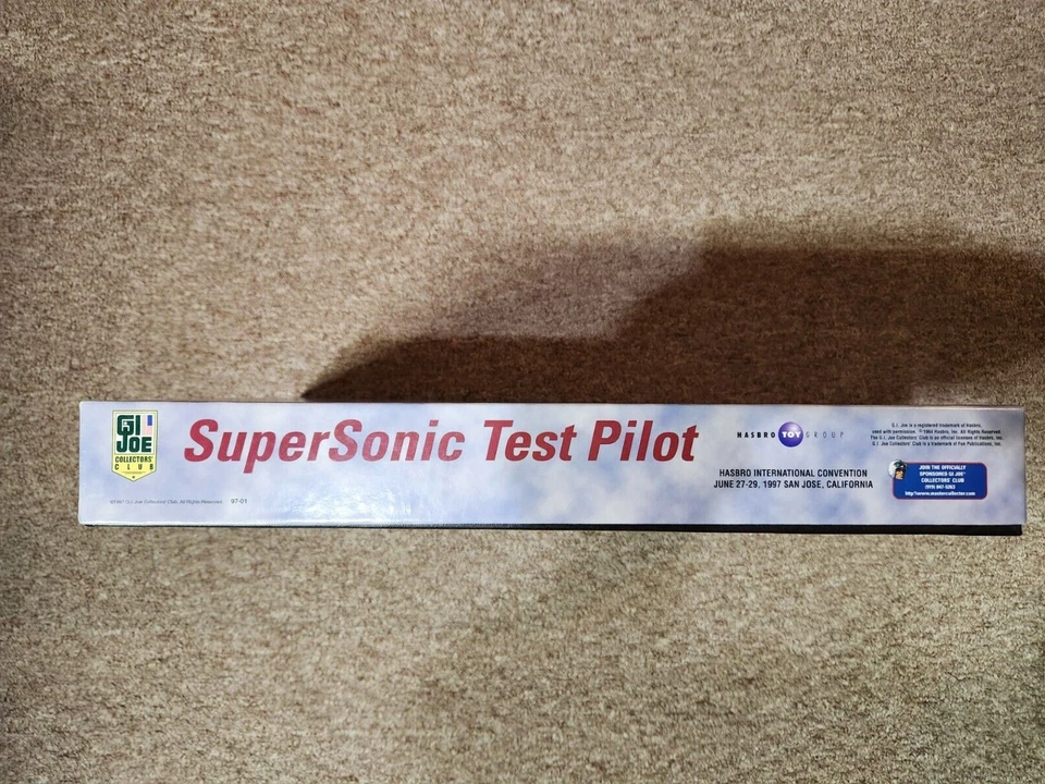 Rare 1997 GI Joe Convention Super Sonic Test Pilot Kit MIB NIB Hasbro 1 of 1,000 - Image 3 of 4