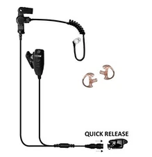 Earphone Connection Cougar Earpiece Mic for Harris JAGUAR 700P P7200 P5100