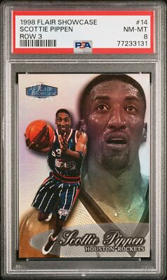 1998 FLAIR SHOWCASE ROW 3 #14 SCOTTIE PIPPEN PSA 8 | eBay